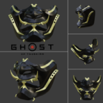 Guardian’s Scowl Mask – Ghost of Tsushima Inspired Wall Mask