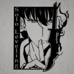 Solo Leveling Wall Art – Sung Jin-Woo Anime Display