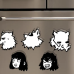 Inosuke Hashibira Magnet Set – Demon Slayer Anime Decor x5